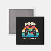 Phd Level Complete Doctorate Graduation Gift For H Magneet (Voorkant / Achterkant)