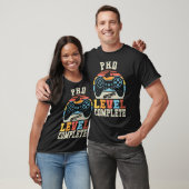 PhD Level Complete Retro Gamer Doctoraat Afstudere T-shirt (Unisex)