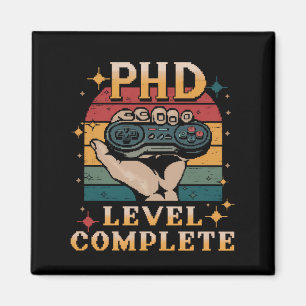 PhD-niveau Complete Afstuderen Doctorate Gaming Magneet