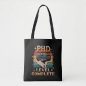 PhD-niveau Complete Afstuderen Doctorate Gaming Tote Bag (Voorkant)