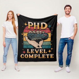 PhD-niveau Volledige Afstudeerdoctoraat Gamen Fleece Deken