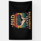 PhD-niveau Volledige Afstuderen Promotieonderzoek Spandoek (Verticaal)