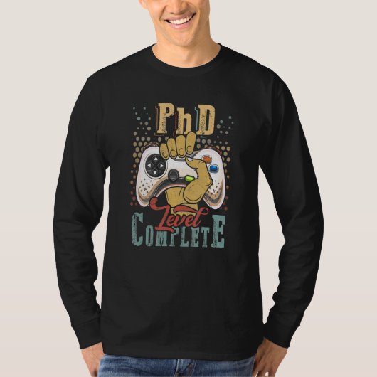 PhD niveau Volledige PhD Afstuderen PhD Afstuderen T-shirt (Voorkant)