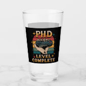 PhD-niveau voltooid afstuderen doctoraat gamen Glas (Voorkant)