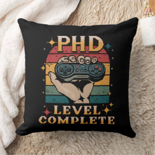 PhD-niveau Voltooid Afstuderen Doctorale Gaming Kussen