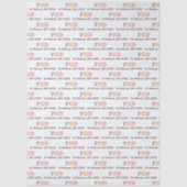 PHD OF doctoraat Afstuderen Gift Wrap Tissuepapier (Voorkant)