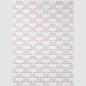 PHD OF Promotie Gift Wrap Tissuepapier (Voorkant)