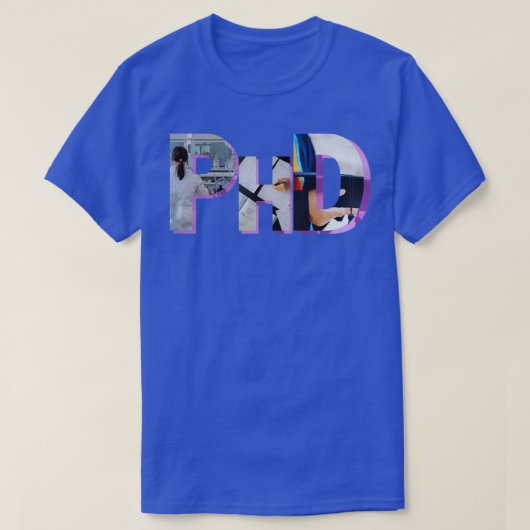 Phd-onderzoeker Phd-unieke ontwerpideeën 2 T-shirt (Design voorkant)