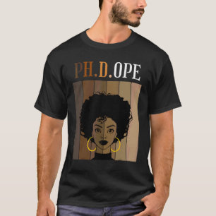 PhD Open PhD Doctoraat Student Afstuderen Zwart AF T-shirt