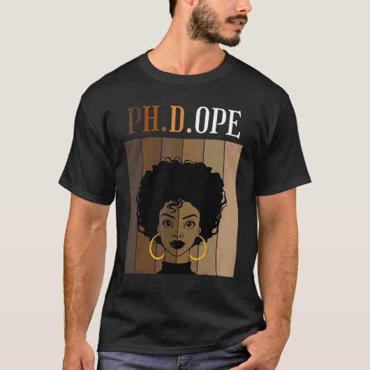 PhD Open PhD Doctoraat Student Afstuderen Zwart AF T-shirt (Voorkant)