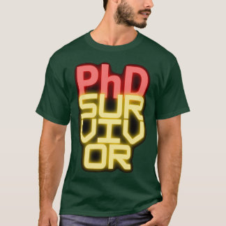 PhD-overlevendeTrendy Phd-Design T-shirt
