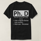 Phd Philosophy 2 T-shirt (Design voorkant)