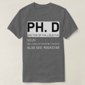 PhD Philosophy T-shirt (Design voorkant)