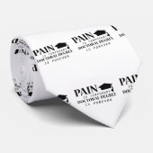 Phd-pijn is tijdelijk studente stropdas (Opgerold)