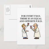 PHD-proverb Briefkaart (Voorkant / Achterkant)