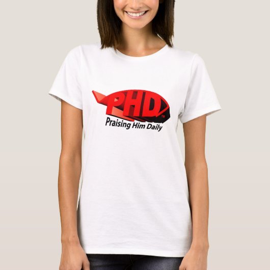 PHD Red 3D T-shirt (Voorkant)