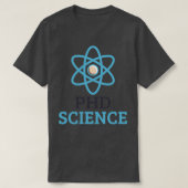 PHD Science Afstuderen design 1 T-shirt (Design voorkant)
