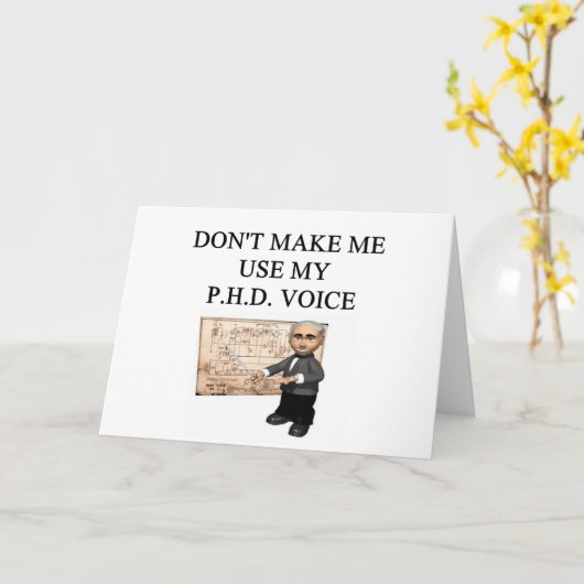 PHD-stem Kaart (Gele Bloem)