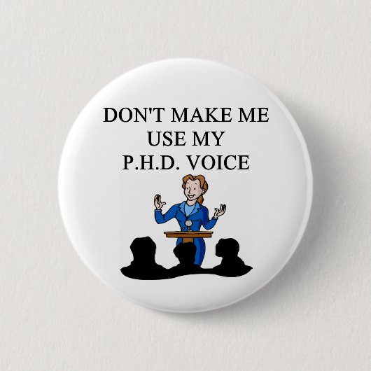 PHD-stem Ronde Button 5,7 Cm (Voorkant)