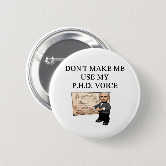 PHD-stem Ronde Button 5,7 Cm (Voorkant /achterkant)