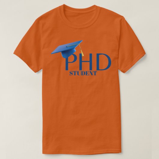PHD Student 7 T-shirt (Design voorkant)