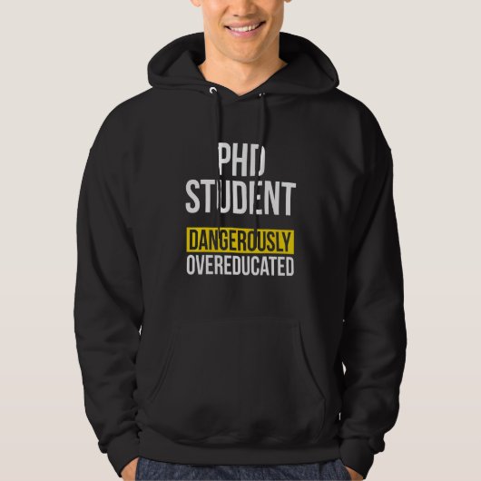 PhD Student Dissertatie Doctoraat Afstuderen 42 Hoodie (Voorkant)