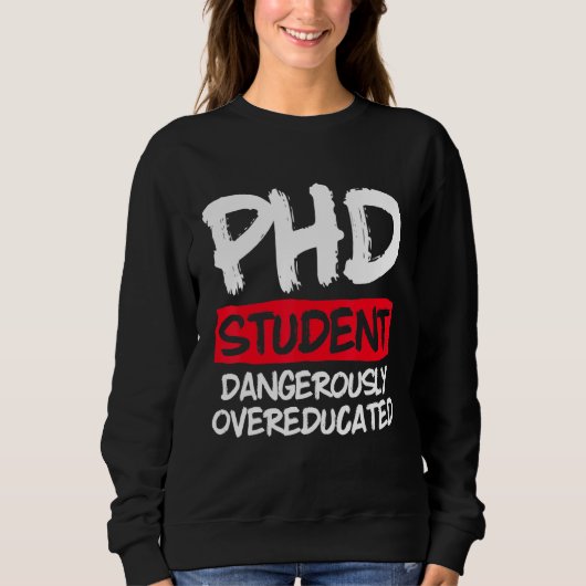 PhD Student Dissertatie Doctoraat Afstuderen 50 Trui (Voorkant)