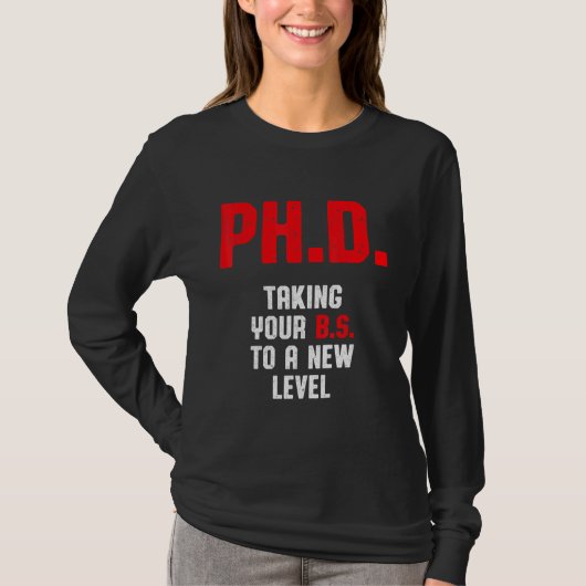 PhD Student Dissertation Doctoraat Afstuderen 2 T-shirt (Voorkant)