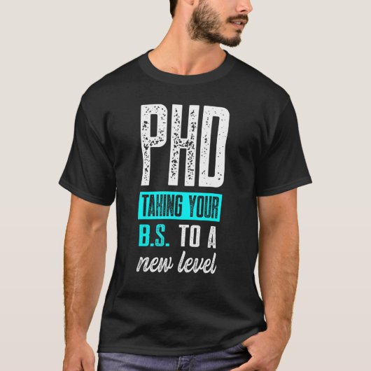 PhD Student Dissertation Doctoraat Afstuderen 44 T-shirt (Voorkant)