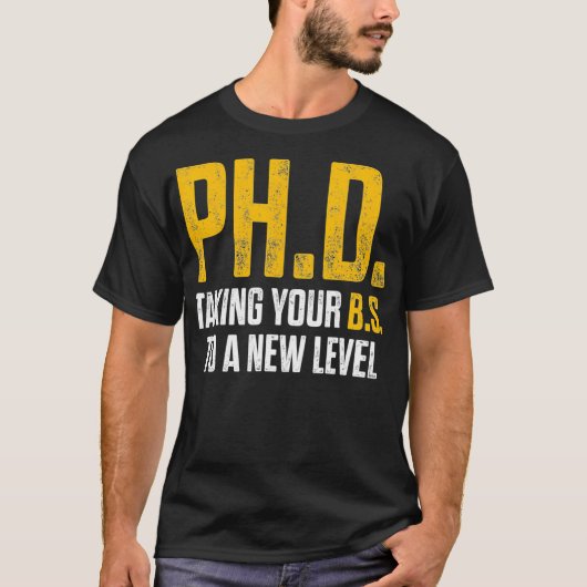 PhD Student Dissertation Doctorate Afstuderen _10 T-shirt (Voorkant)