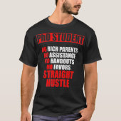 PhD Student Dissertation Doctorate Afstuderen Prem T-shirt (Voorkant)