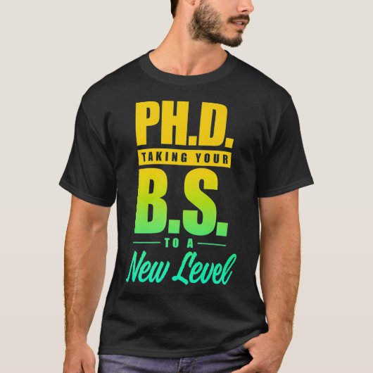 PhD Student Dissertation Doctorate Afstuderen Prem T-shirt (Voorkant)