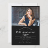 PhD twee-foto-Afstuderen Kaart (Voorkant)