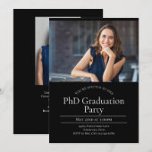 PhD twee-foto-Afstuderen Kaart (Voorkant / Achterkant)