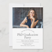 PhD twee-foto-Afstuderen Kaart (Voorkant)