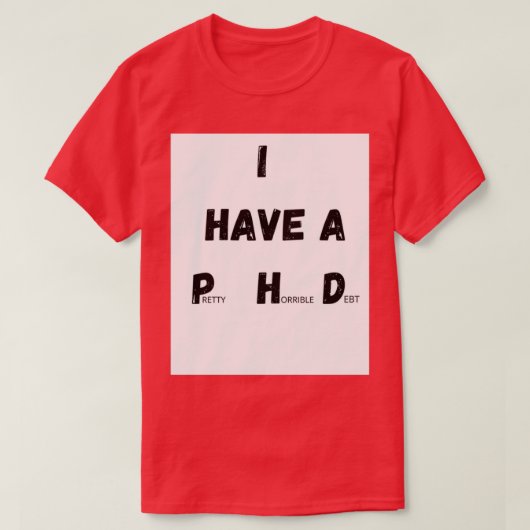 PHD Uniform T-shirt (Design voorkant)