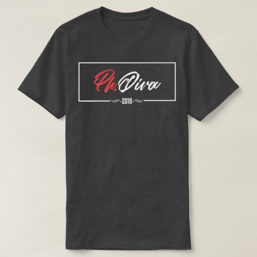 Phdiva 2018 t-shirt (Design voorkant)