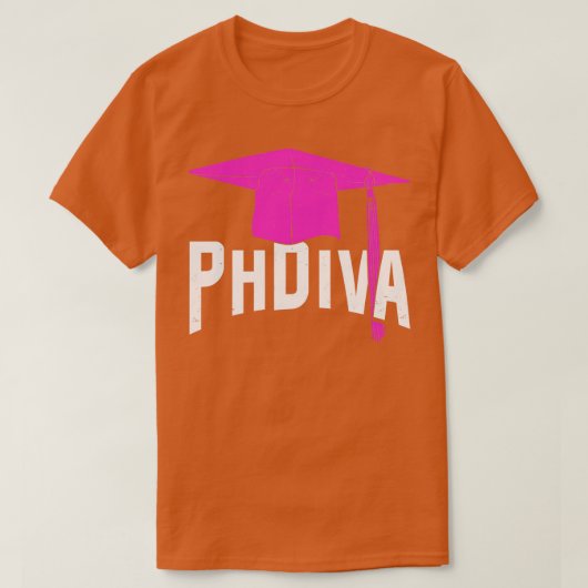 PhDiva Doctoral Candidate Girl Gift T-shirt (Design voorkant)