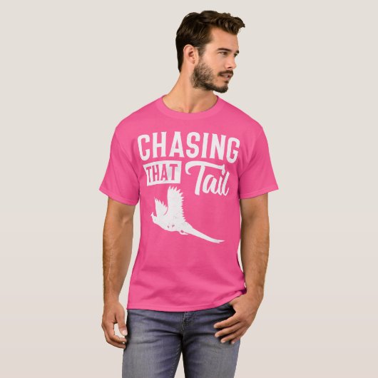 Pheasant Bird Hunter Chasing That Tail T-shirt (Voorkant volledig)