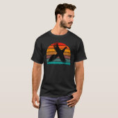 Pheasant Bird Hunting Distressed Vintage Hunter T-shirt (Voorkant volledig)