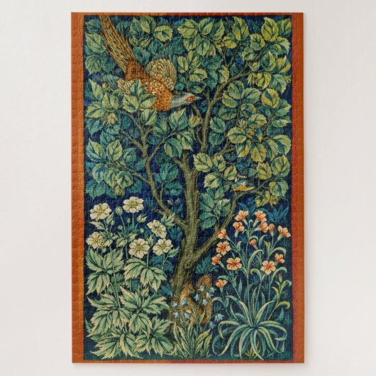 Pheasant Bird in a Tree (door William Morris) Legpuzzel (Verticaal)