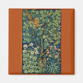Pheasant Bird in a Tree (door William Morris) Magneet (Voorkant)
