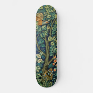 Pheasant Bird in a Tree (door William Morris) Persoonlijk Skateboard