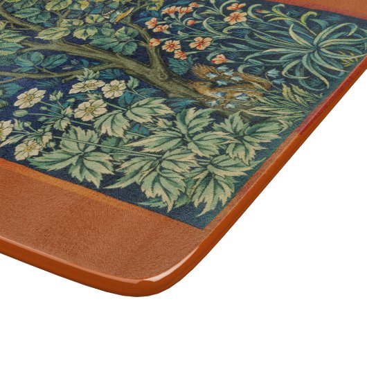 Pheasant Bird in a Tree (door William Morris) Snijplank (Hoek)