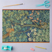 Pheasant Bird in a Tree (door William Morris) Tissuepapier (Craft)