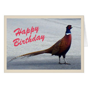 Pheasant Birthday-kaart