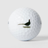 Pheasant Black Rooster Golfballen (Voorkant)