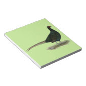 Pheasant Black Rooster Notitieblok (Schuin)