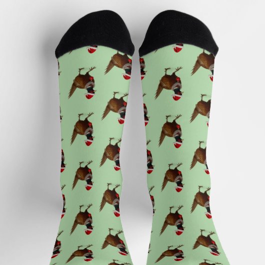Pheasant Christmas socks - perfect stocking filler Sokken (Top)