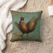 Pheasant cushion - Pheasant strutting his stuff! Kussen (Deken)